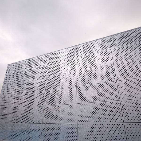1200x1200 Metal Building Facades Perforated Galvanized Steel Facade Panels