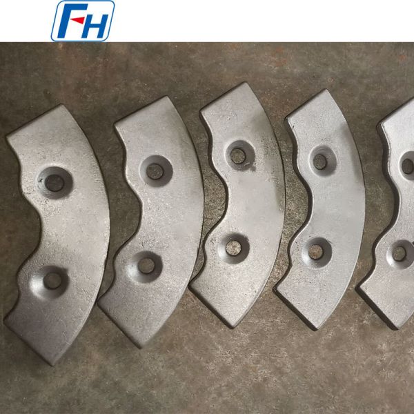 Wear Resistant Concrete Mixing Blades Ni Hard Casting Iron Material Fits