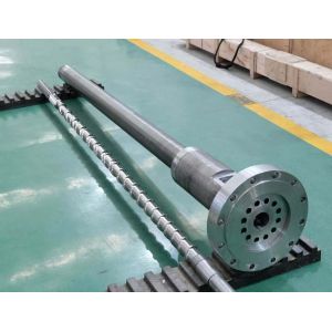 Single Screw Extruder Screw Barrel with Nitrided Layer Thickness 0.5-0.8mm and Barrel Diameter 35mm-500mm for High-Performance Extrusion