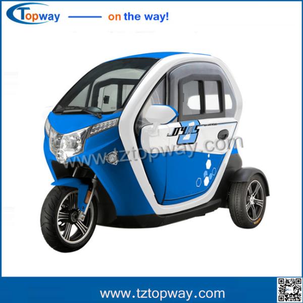 driving Mileage 70km mini fashion electric tricycle for leisure eco friendly