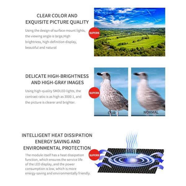 Pantalla LED de alquiler en interiores P3.91 con y 500*500mm Tamaño del gabinete con gran brillo 1800cd/m2