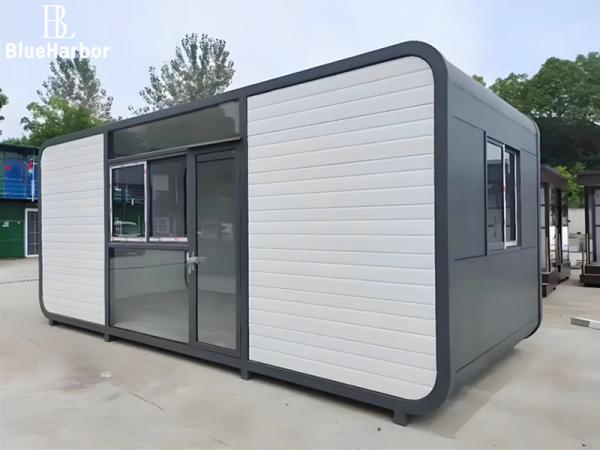 Prefab Steel Modular Mobile Homes / Outdoor Camping Portable Container House