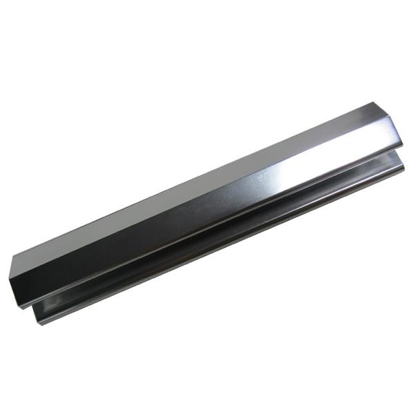 6000 Series Anodised Silver Polished Aluminium Extrusion Profile , Windows And Doors Aluminium Profile