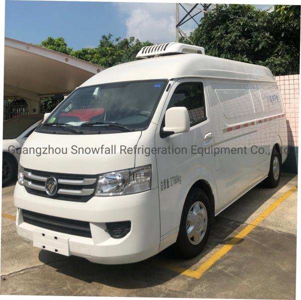 Cargo Van Refrigeration Unit Refrigeration Equipment White Colour With Aluminium Fan
