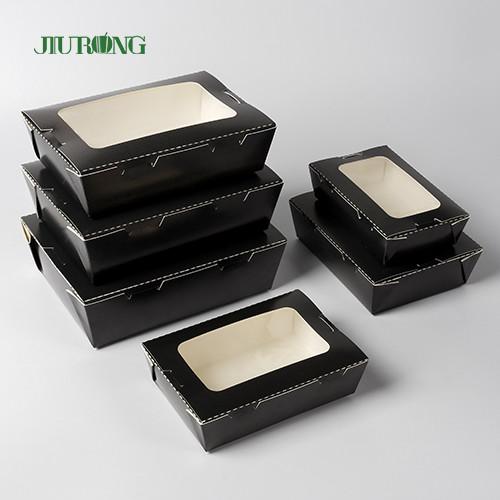 Simple Elegant Folding Box Packaging Corrugated Paper Board Hamburger Box