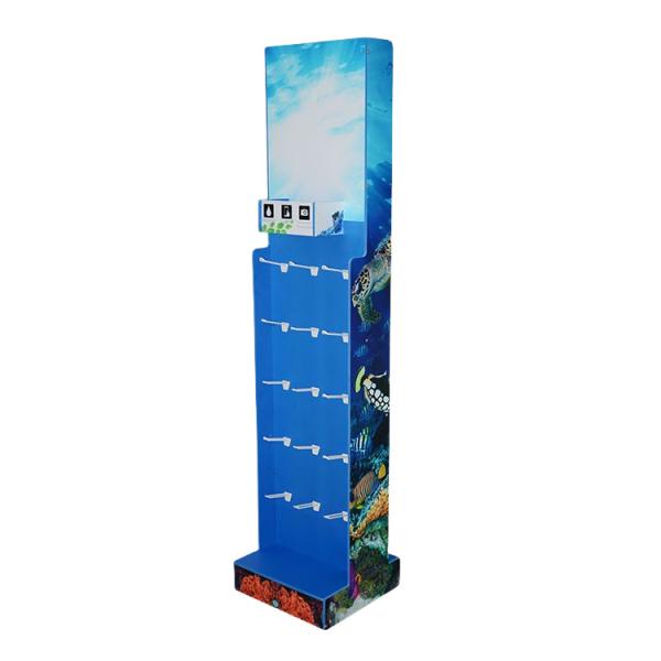 Floor Stand POP PVC Foam Board Display With Metal Hook