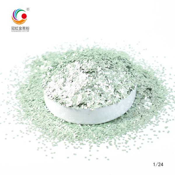 Bulk Holographic Fine Aluminum Glitter Powder Matte Pastel Colors OEM