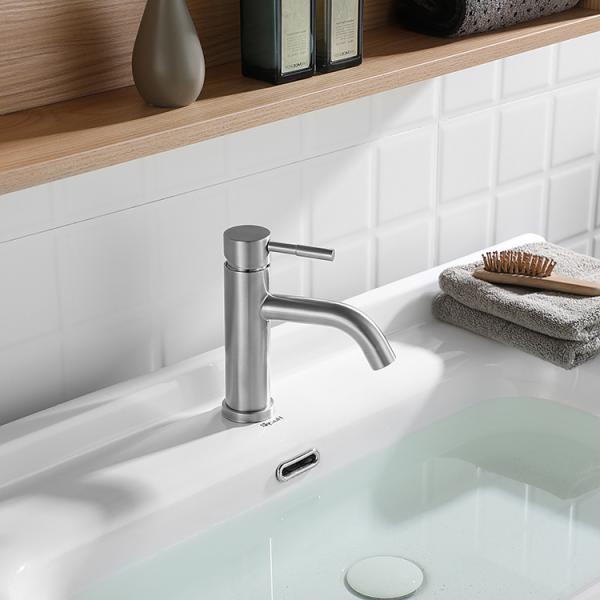 Hotel Sanitary Sink Basin Stainless Steel Kitchen Faucet with Thermostatic Function