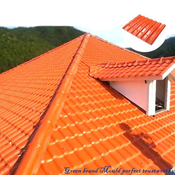 ASA Techo de techo de resina sintética 2,5 mm Ondas corrugadas Diseño moderno