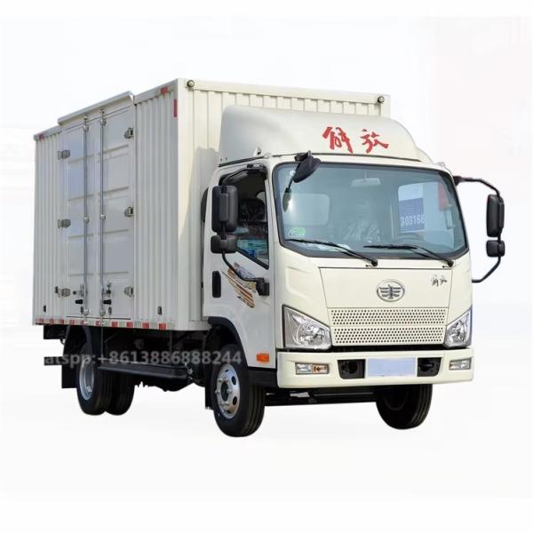Faw Single Row Light Cargo Van Truck With Euro 6 Emission Standard And Air Brake