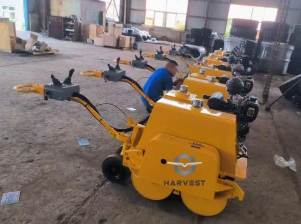 0.8 Ton Double Drum Mini Walk-behind Roller LTC08H Hot Sale in Ghana
