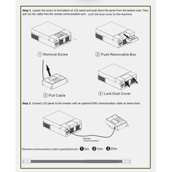 Portable Generator Power 3200W Inverter Solar 3Kv Mppt Hybrid Inverter Solar Solar Inverter Without Battery