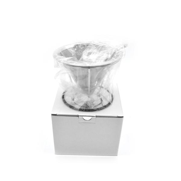 Ss304 Paperless Reusable Coffee Filter Cone With Stand