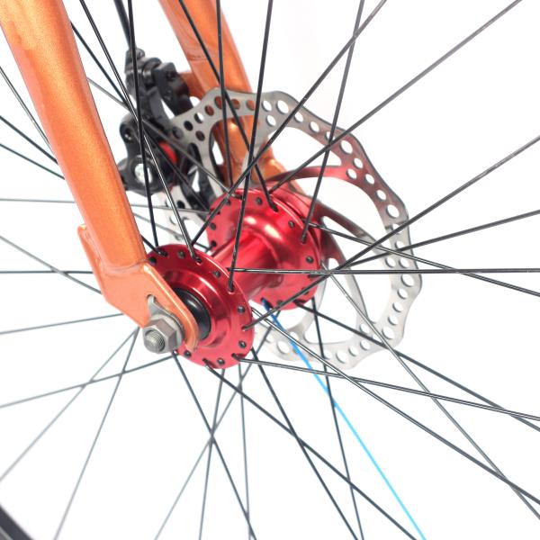 Горячая продажа мужчины и женщины хорошее качество односкоростной 700C велосипед горный велосипед