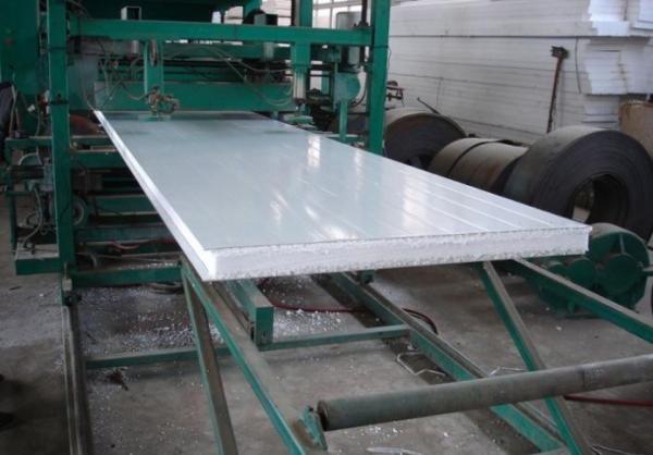 15T EPS Sandwich Panel Production Line For Mineral Wool