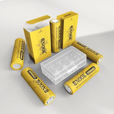 Classe AAA 18650 Bateria de íons de lítio 3.7V 2200mAh 40A recarregável