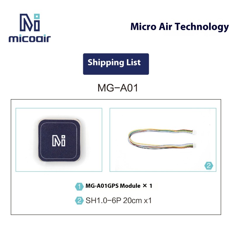 Microair M10 GPS Beidou Compass Module ABS Racing Drones Replacement Part for M8N 5883 Traversing Machine-MG-A01