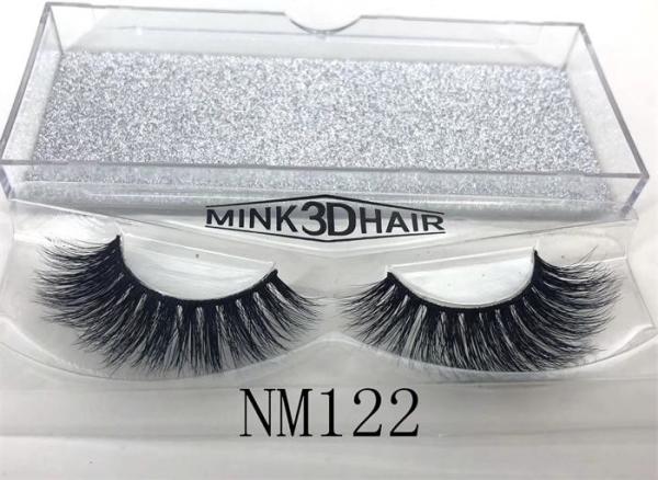 Ultra Fluffy 3D Mink Eyelashes Full Volume Eyelashes 20mm Mink False Lashes NM122