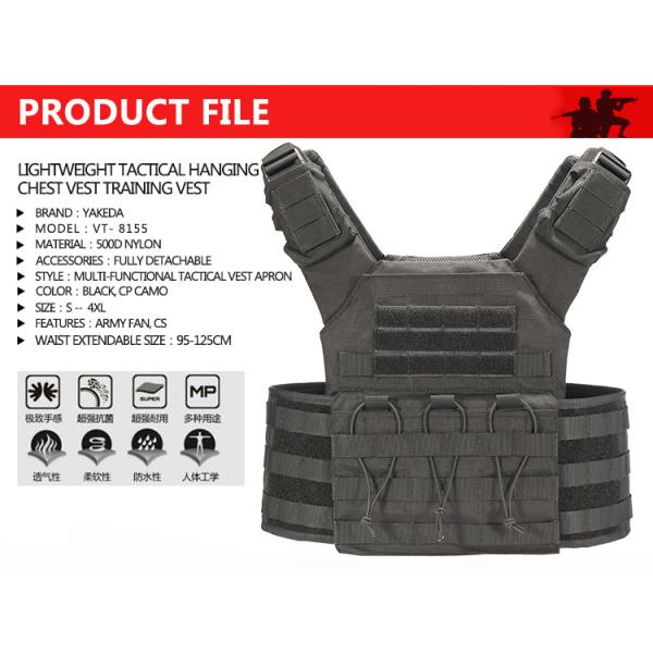 Outdoor CS Field Military Bulletproof Vest Tactical Camouflage Combat Level 4