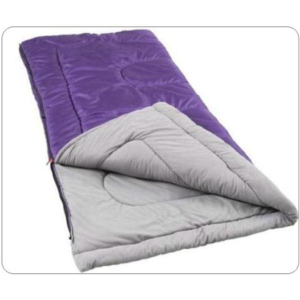 Красновато-коричневый фланельный конверт коричневый поливолокнистый горный спальный мешок для одноразового использования