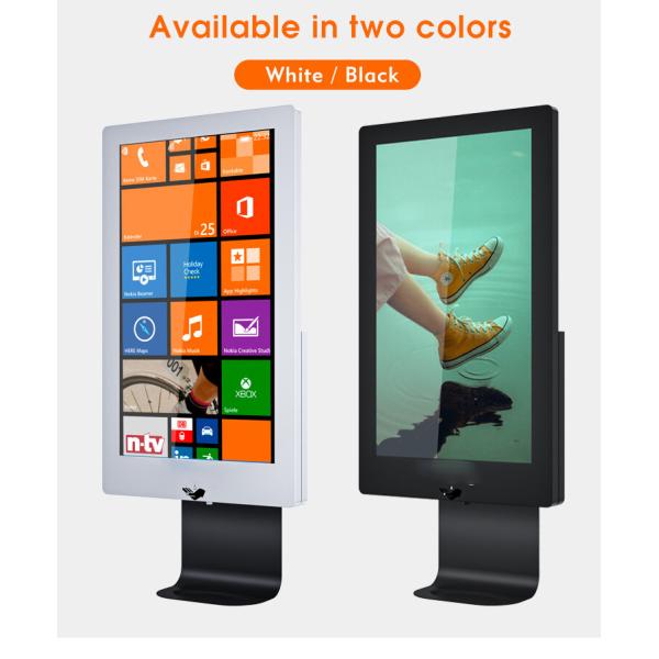 Public 21.5 Inch Hand Sanitizer Digital Signage Advertising Players Automatic Dispenser Display Kiosk