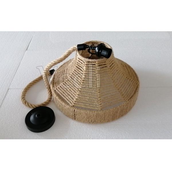 Vintage Light Rope Pendant Lamp Retro Loft Industrial Hanging Light Lamp(WH-VP-200)