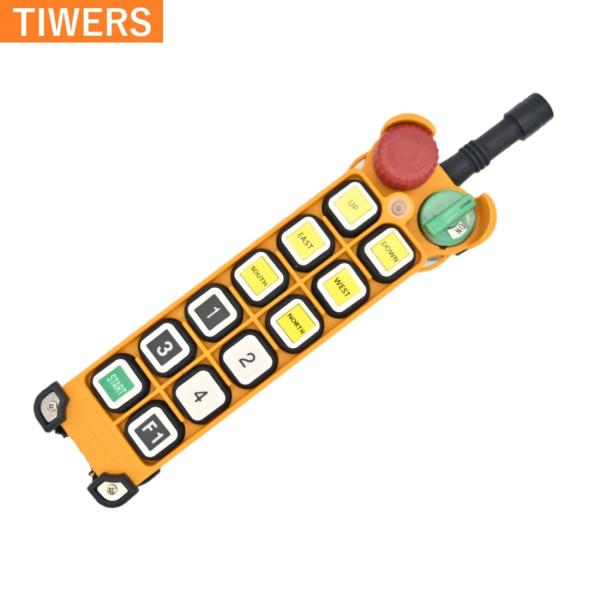 AC36V Wireless Industrial Crane Remote Control 310MHz 12 Single Speed Buttons