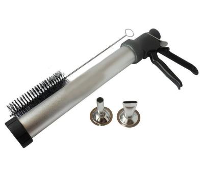 Heavy Duty Pro Level Meat Jerky Gun With 2 Nozzles And Brush 1.5Lbs Capacity