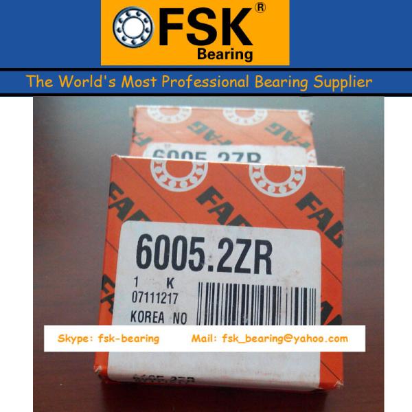 Double Side Steel Shields FAG 6000 Series 6005 2ZR Deep Groove Ball Bearing