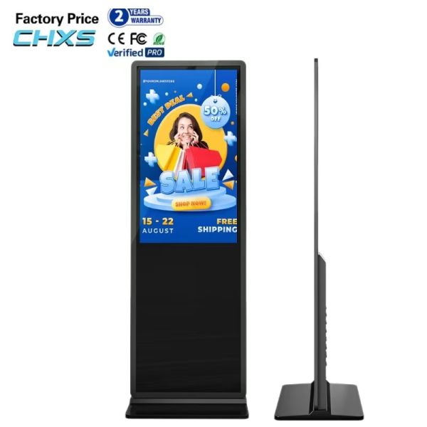 Digital Signage Advertising Machine 55 Inch Retail Display Vertical & Horizontal Led Advertising Screen 12 Android Indoor Screen