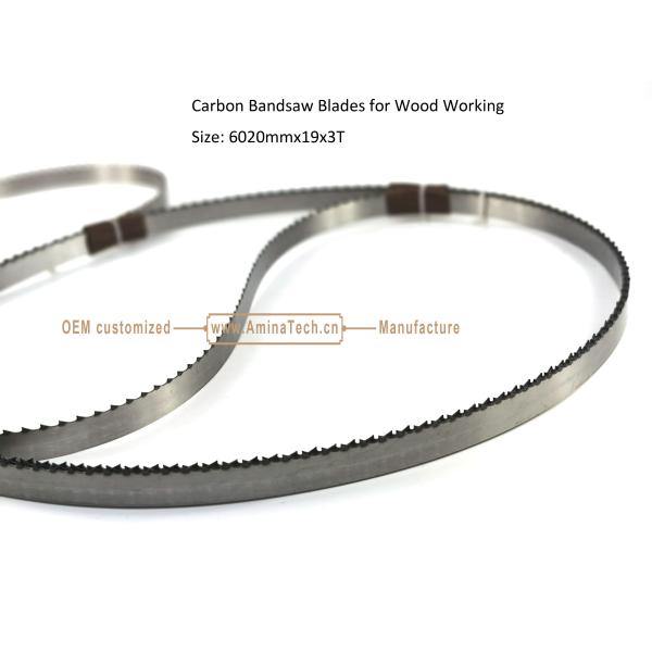 Carbon Bandsaw Blades for Wood Working Size: 6020mmx19x3T,Cutting Wood