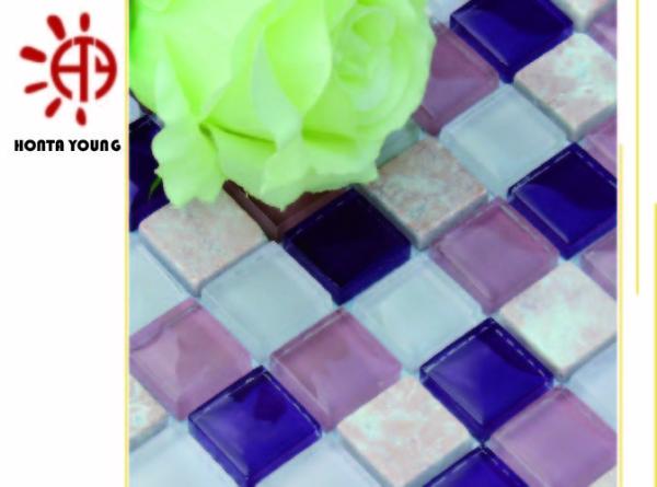 HTY - TC 300 300*300 Metal Ceramic Mosaic Tile Foshan Coating Factory