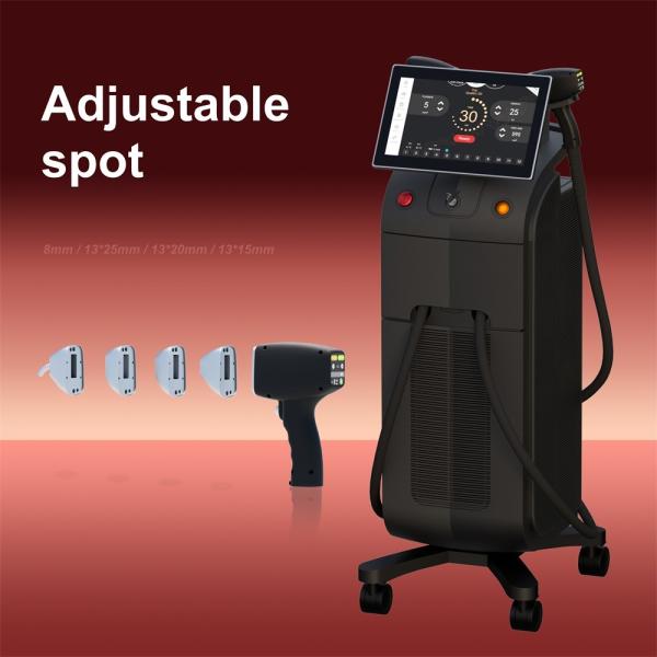 Ergonomic Diode Laser Hair Removal Device Providing Consistent Energy Output and Uniform Spot Size for Effective Results