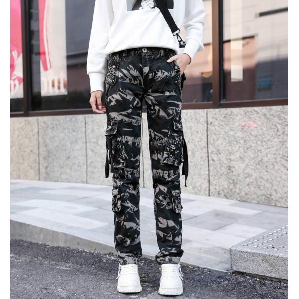 Wholesale Fashion Ripped Jeans Womens Denim Pants Side Pocket New Trouser Pant for Woman Cargo Pant Jeans