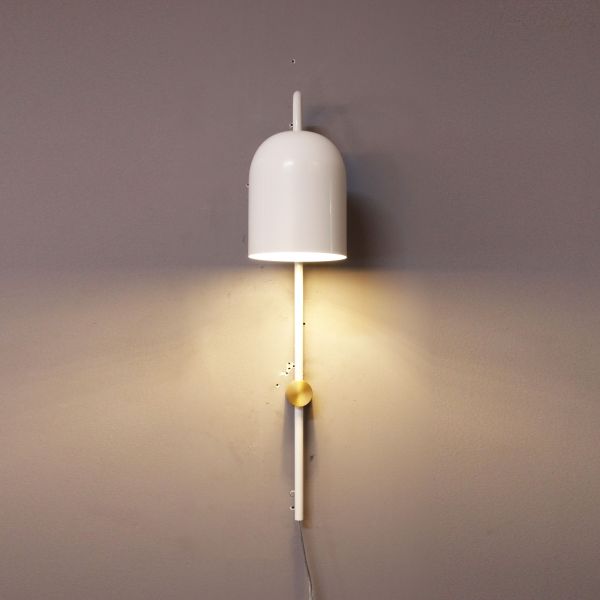 Modern Brass Wall Lamp with 2700K Warm White Light for Indoor Decorative Wall Sconce