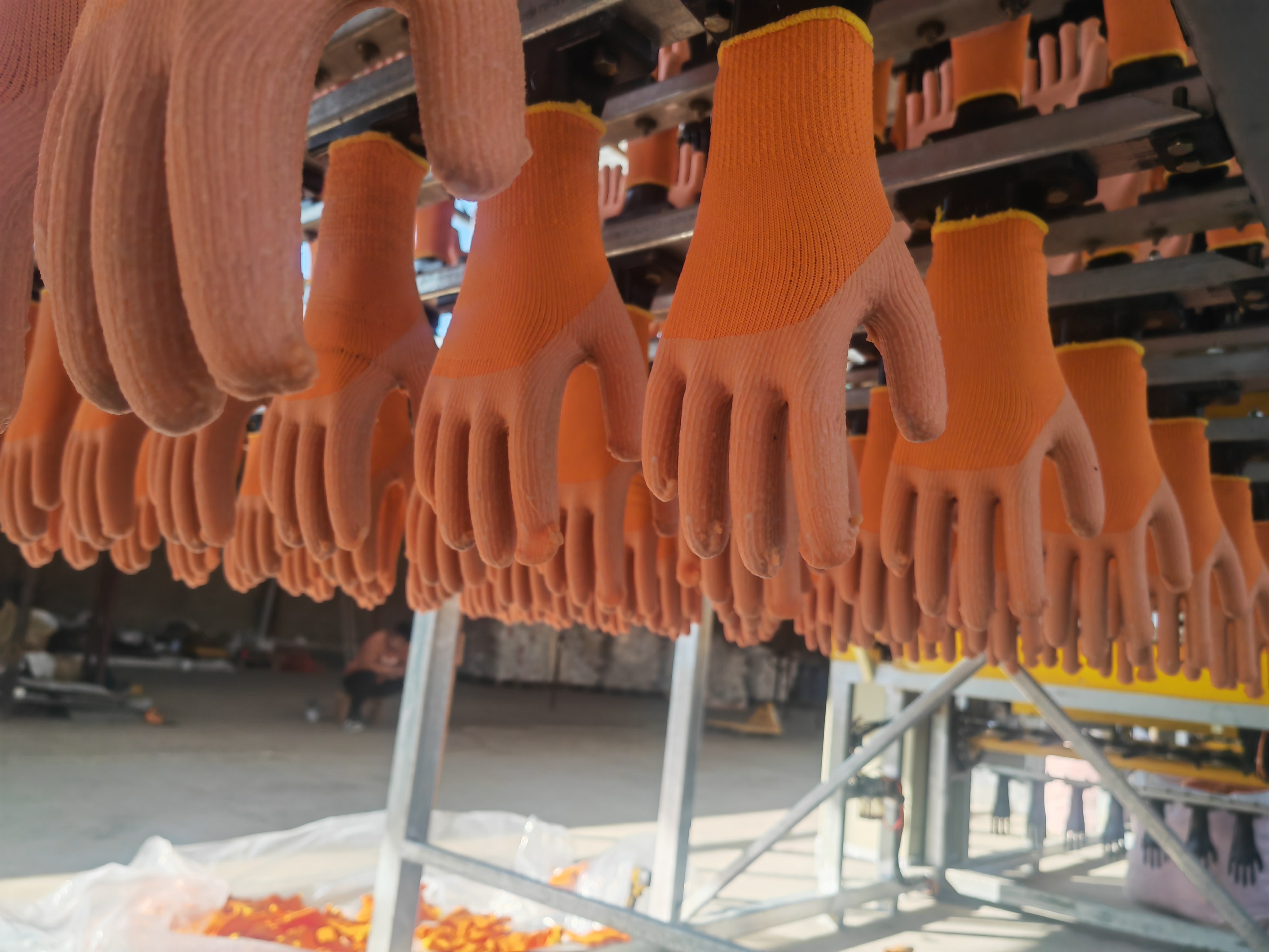 35m PVC Gloves Dipping Machine With Automatic Logo Printing And Stripping System