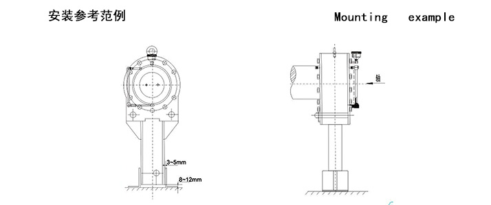 DINKONDA GLOBAL Power Plants Special Large Angle Conveyor, Bucket Elevator Low Speed Wedge Type Contact Reverse Locking Device, Key Slot Connected NDZ Type Backstop