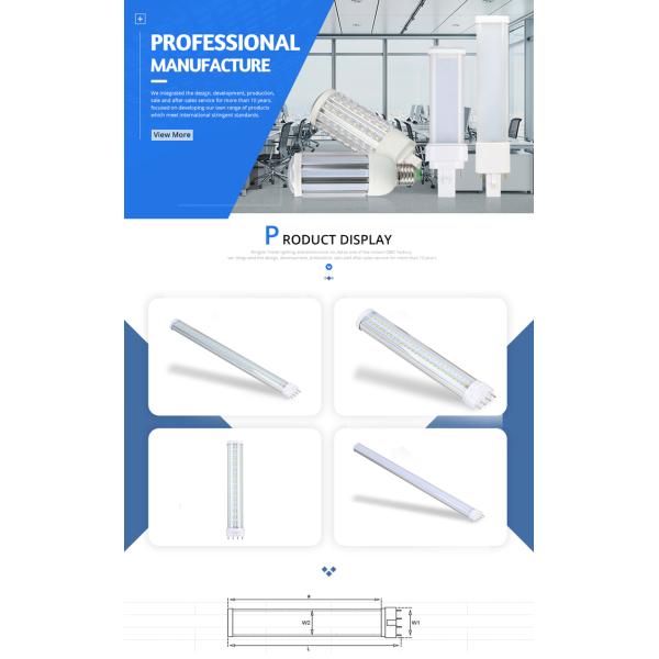 PC Aluminum G23 LED Corn Cob Light 22W 4 Pin Pl Lamp 2300lm