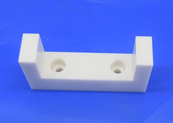 Electrical Insulation Ceramic Holder / Support / Block With Threaded Hole