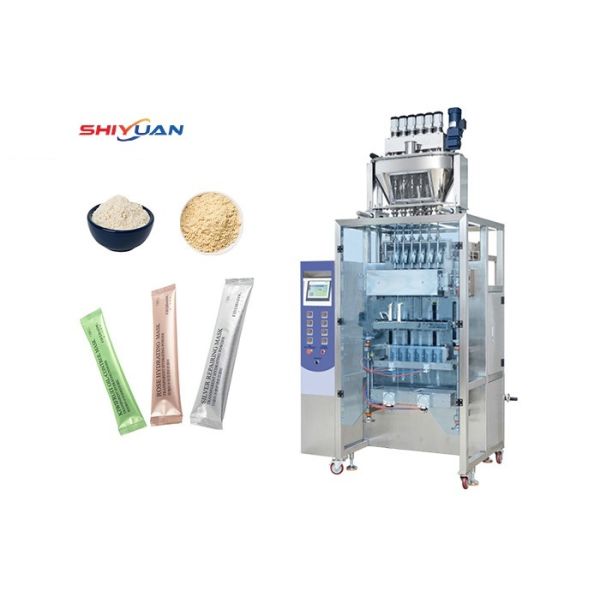 High Speed Automatic Multi Lane Stick Powder Packing Machine Low Noise