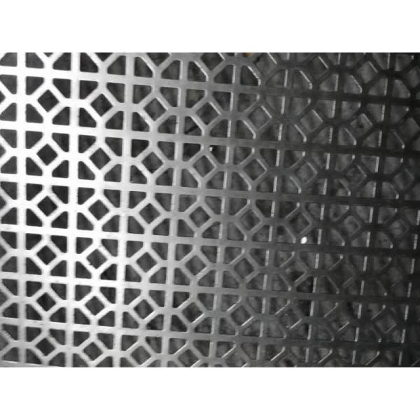 Perforated Metal Facade for Decoration and Protection of Buildings