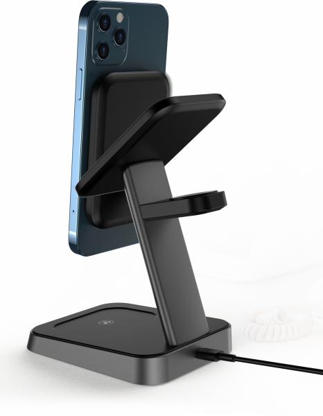 Magsafe Wireless Charger Stations 3 In 1 Charging Stand 85% ABS PC
