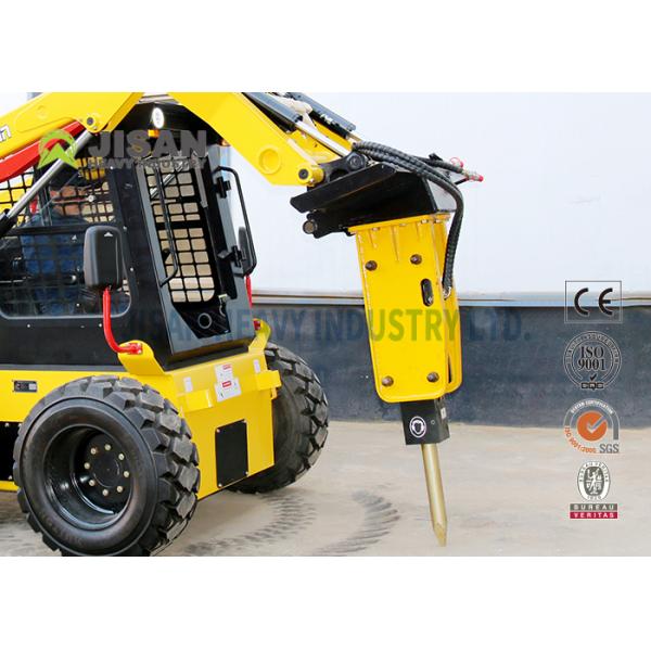 Máquina escavadora compacta amarela Hammer Attachment 6