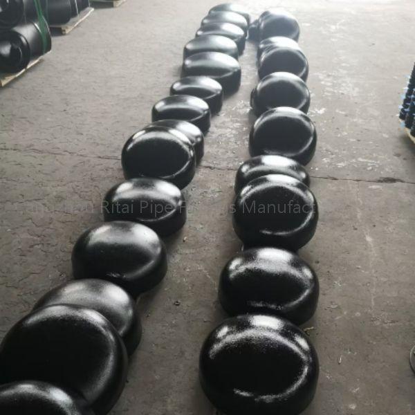 Weld On Pipe Fitting Cap End ANSI B16.9 B16.28 Seamless Sandblast