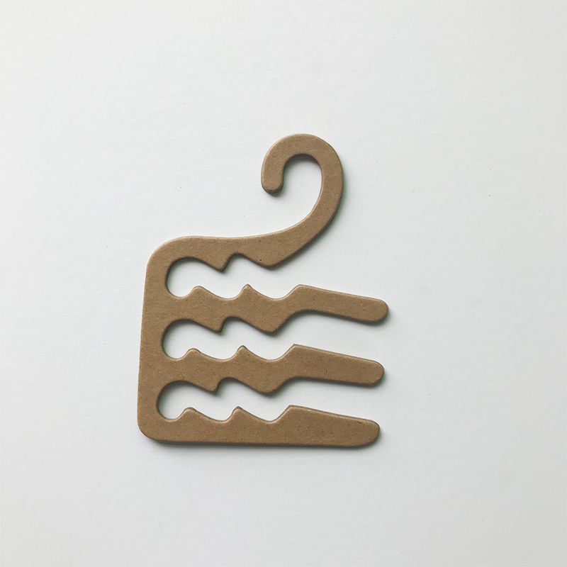 Eco Friendly Recycled Paper Cardboard Sock Hanger 1.5mm Thickness For Commercial Use