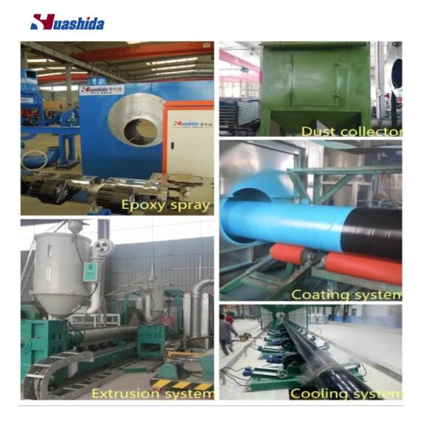 Steel Pipe Anti-Corrosion Coating Line  3PE FBE for Oil, Gas & Water Pipelines