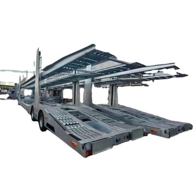 CIMC usine direct service de biens 2 axe 8 transport routier de voiture terrestre semi-remorque