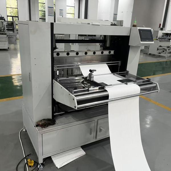 High Temperature HEPA Filter Pleating Machine Adjustable Height Range 20-800mm