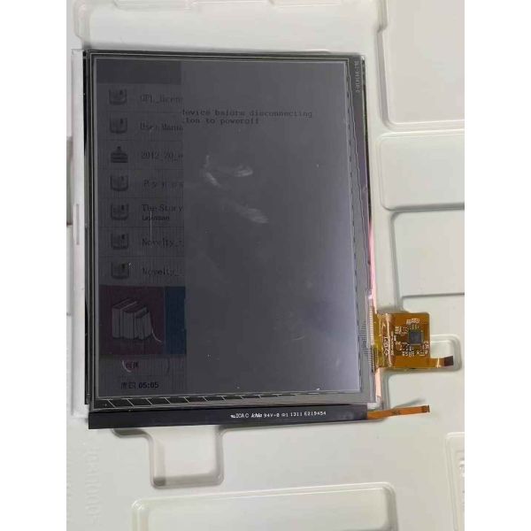 8inch E Ink LCD Display EC080SC2 with 1024 ×768 Pixels Resolution and 33PIN for Ebook Reader