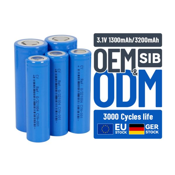 Exliporc OEM ODM Sodium Battery 3.1V 1300mAh High Rate Na Battery with 4000 Cycles for Electric Scooter